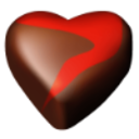 Chocalate Heart — love emoji for Slack & Discord