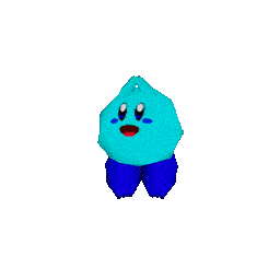 Kirby Blue — cartoon emoji for Slack & Discord (Discord)