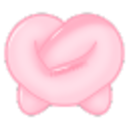 Pretzel Heart — cartoon emoji for Slack & Discord (Discord)
