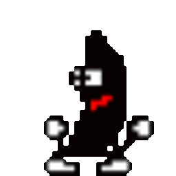 Bananadance Blackwhite — cartoon emoji for Slack & Discord (Discord)