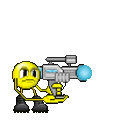 Laser Blaster — cartoon emoji for Slack & Discord