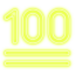 100 Neon — number emoji for Slack & Discord (Discord)