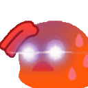 Hyperblob Think — cartoon emoji for Slack & Discord