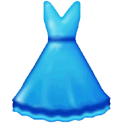 Blue Dress — blue emoji for Slack & Discord (Discord)