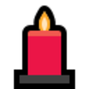 Red Candle — candle emoji for Slack & Discord (Slack)