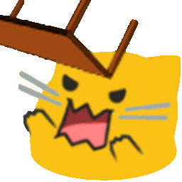 Meow Tableflip — cartoon emoji for Slack & Discord (Discord)