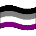 Prideflag Ace Asexual Wave — pride emoji for Slack & Discord