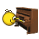 Piano 4 — cartoon emoji for Slack & Discord