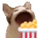 Popcat Popcorn — cat emoji for Slack & Discord