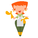 Dexter Mom Gloves — cartoon emoji for Slack & Discord