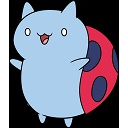 Catbug Black — cute emoji for Slack & Discord