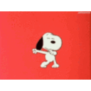 Snoopy Dancing — cartoon emoji for Slack & Discord