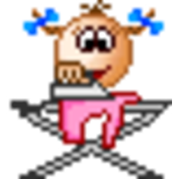 Ironing — cartoon emoji for Slack & Discord (Discord)
