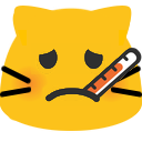Meow Sick — cartoon emoji for Slack & Discord