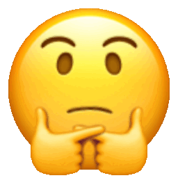 Thinking Face Both — emotion emoji for Slack & Discord (Discord)