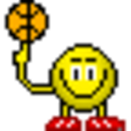 Basketball 3 — cartoon emoji for Slack & Discord (Discord)
