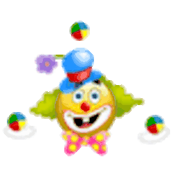 Clown Juggle — clown emoji for Slack & Discord (Discord)