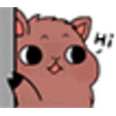 Llama Hi — cartoon emoji for Slack & Discord