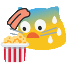 Meow Popcornsweats — worried emoji for Slack & Discord (Discord)