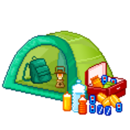Tent — cartoon emoji for Slack & Discord (Discord)