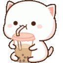 Mochi Cat Boba — cute emoji for Slack & Discord