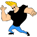Johnny Bravo — cartoon emoji for Slack & Discord