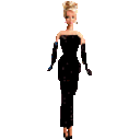 Barbie Doll — cartoon emoji for Slack & Discord