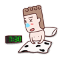 Alarm Wake Up — cartoon emoji for Slack & Discord (Discord)