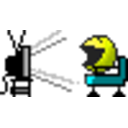 Watching Tv — retro emoji for Slack & Discord