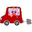 Pinkkao Car — cartoon emoji for Slack & Discord