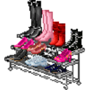 Shoe Rack — pixel-art emoji for Slack & Discord