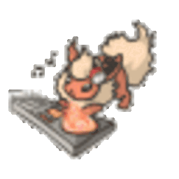 Flareon Dj — cartoon emoji for Slack & Discord (Discord)