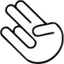 Uranusspaceforcesalute — gesture emoji for Slack & Discord