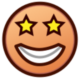 Starstruck — cartoon emoji for Slack & Discord (Discord)