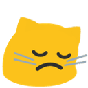 Meow Pensive — cat emoji for Slack & Discord