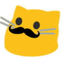 Meow Mustache — cartoon emoji for Slack & Discord