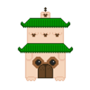 Pug Oda — cartoon emoji for Slack & Discord