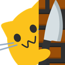 Meow Knifepeak — cartoon emoji for Slack & Discord