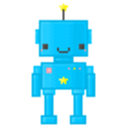 Blue Robot — robot emoji for Slack & Discord