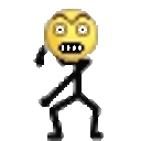 Crazy Stickfigure Dance — cartoon emoji for Slack & Discord
