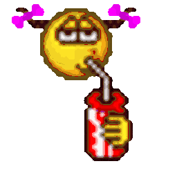 Drinking Soda — cartoon emoji for Slack & Discord (Discord)