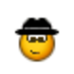 Black Hat — cartoon emoji for Slack & Discord (Discord)