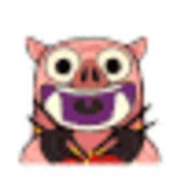 Royale Pig Raman — cartoon emoji for Slack & Discord (Discord)