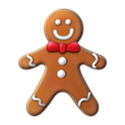 Gingerbread Person — cute emoji for Slack & Discord (Discord)