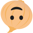 Onion Upside Down — onion emoji for Slack & Discord