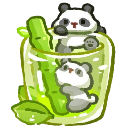 Panda Tea E — cute emoji for Slack & Discord