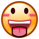 Stuckout Tongue — face emoji for Slack & Discord