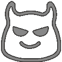 Neon Devilblob — cartoon emoji for Slack & Discord