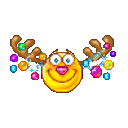 Holiday Antlers — cartoon emoji for Slack & Discord