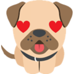 Heart Eyes Dog — dog emoji for Slack & Discord (Discord)